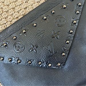 Re-purposed Louis Vuitton Envelope, Crossbody bag - Black